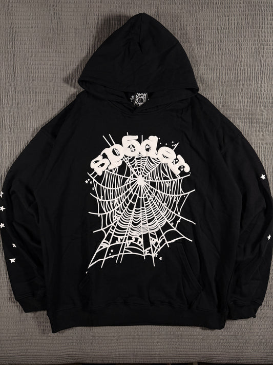 Sp5der Worldwide “Web” Hoodie – Black (Authentic 2023 Edition)