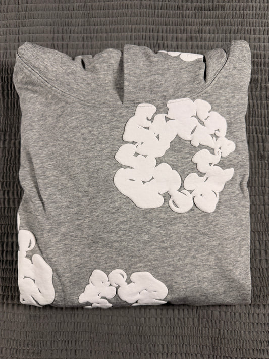 Denim Tears Cotton Wreath Hoodie – Gray (Authentic 2023 Edition)