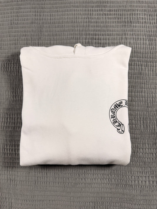 Chrome Hearts “Floral Cross Logo” Hoodie – White (Authentic 2023 Edition)