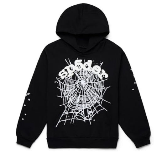 Sp5der Worldwide “Web” Hoodie – Black (Authentic 2023 Edition)