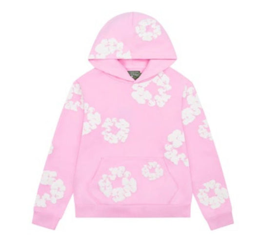 Denim Tears Cotton Wreath Hoodie – Powder Pink (Authentic FW24)
