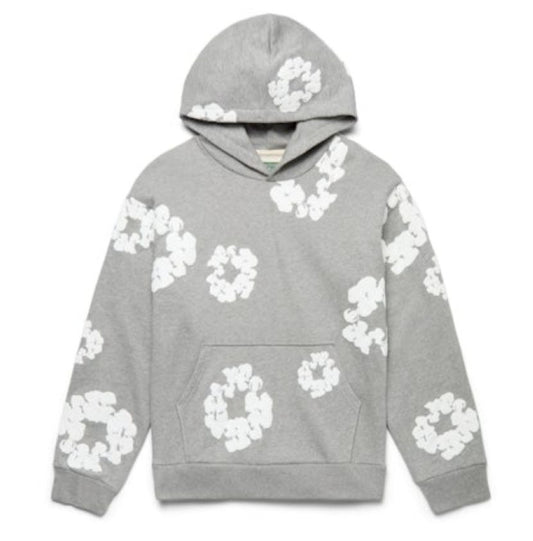 Denim Tears Cotton Wreath Hoodie – Gray (Authentic 2023 Edition)