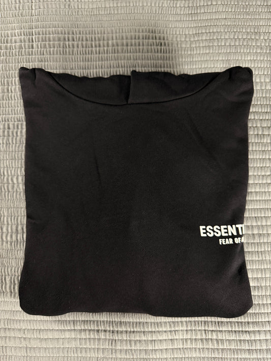 Fear of God Essentials Core Hoodie - Black (Authentic 2022–2023)